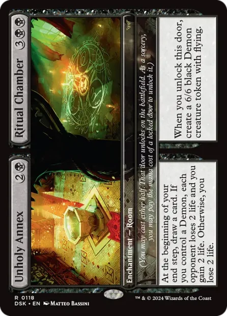 Unholy Annex // Ritual Chamber, Duskmourn: House of Horror — Magic: The Gathering card