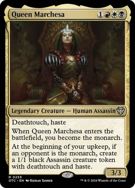 Queen Marchesa, Outlaws of Thunder Junction Commander — Magic: The Gathering card