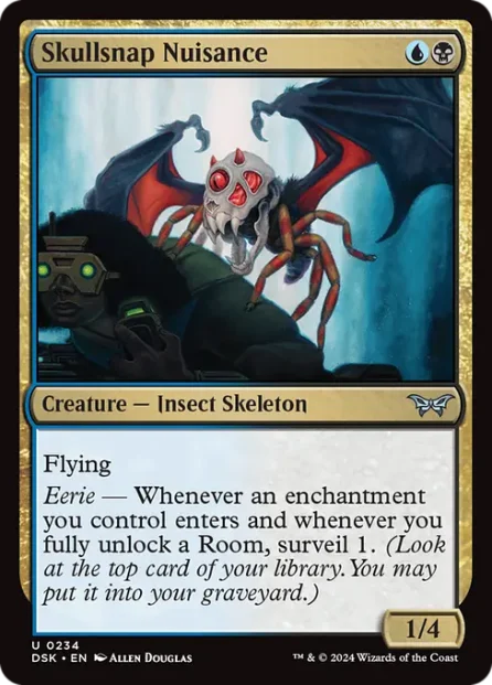 Skullsnap Nuisance, Duskmourn: House of Horror — Magic: The Gathering card