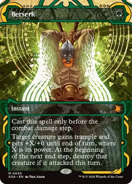 Berserk, Secrets of Strixhaven Mystical Archive — Magic: The Gathering card