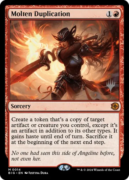 Molten Duplication, The Big Score Promos — Magic: The Gathering card