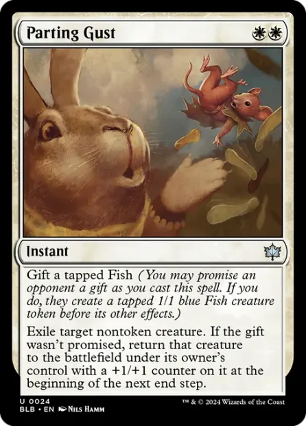 Parting Gust, Bloomburrow — Magic: The Gathering card