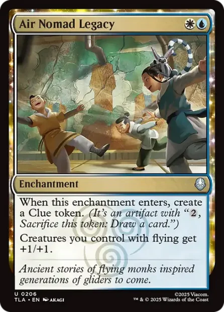 Air Nomad Legacy, Avatar: The Last Airbender — Magic: The Gathering card
