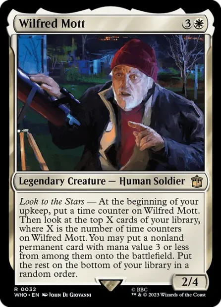 Wilfred Mott, Doctor Who — Magic: The Gathering card