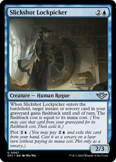Slickshot Lockpicker, Outlaws of Thunder Junction — Magic: The Gathering card
