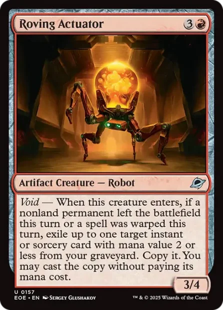 Roving Actuator, Edge of Eternities — Magic: The Gathering card