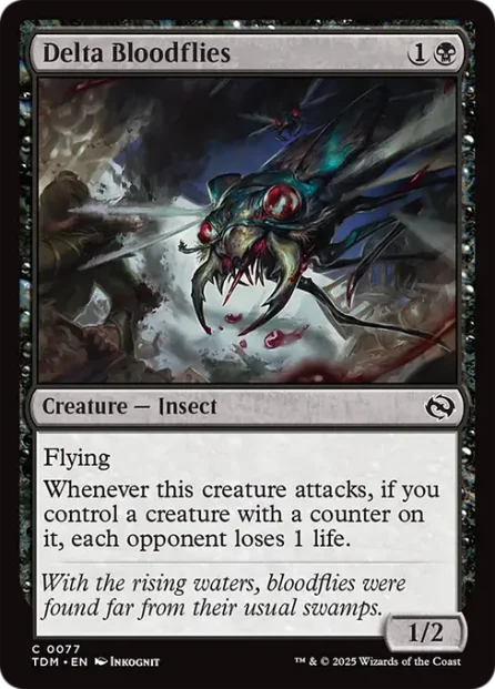 Delta Bloodflies, Tarkir: Dragonstorm — Magic: The Gathering card