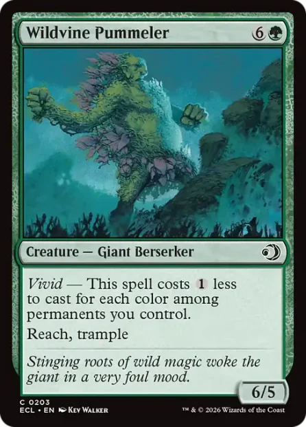 Wildvine Pummeler, Lorwyn Eclipsed — Magic: The Gathering card