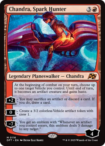 Chandra, Spark Hunter, Aetherdrift — Magic: The Gathering card