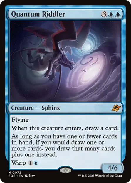 Quantum Riddler, Edge of Eternities — Magic: The Gathering card