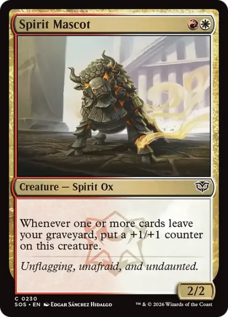 Spirit Mascot, Secrets of Strixhaven — Magic: The Gathering card