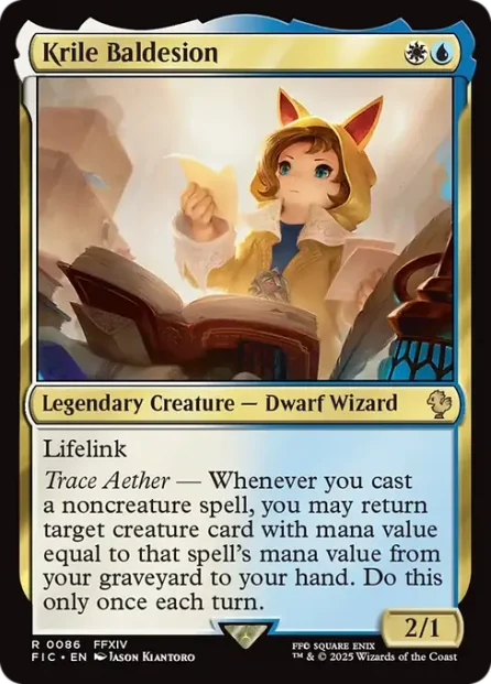 Krile Baldesion, Final Fantasy Commander — Magic: The Gathering card