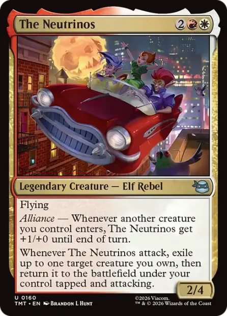 The Neutrinos, Teenage Mutant Ninja Turtles — Magic: The Gathering card
