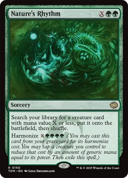 Nature's Rhythm, Tarkir: Dragonstorm — Magic: The Gathering card
