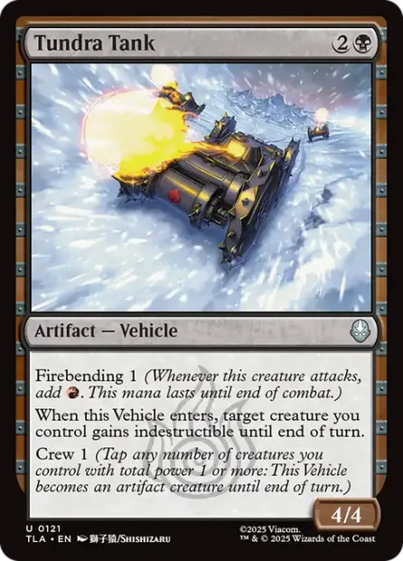 Tundra Tank, Avatar: The Last Airbender — Magic: The Gathering card
