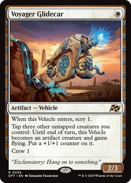 Voyager Glidecar, Aetherdrift — Magic: The Gathering card