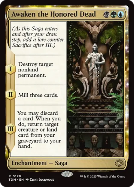 Awaken the Honored Dead, Tarkir: Dragonstorm — Magic: The Gathering card