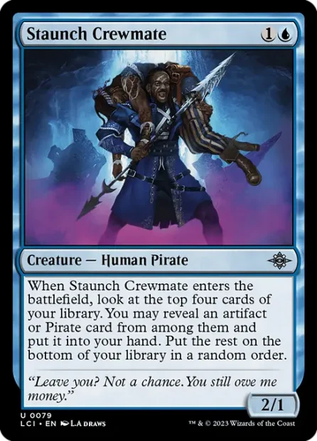 Staunch Crewmate, The Lost Caverns of Ixalan — Magic: The Gathering card