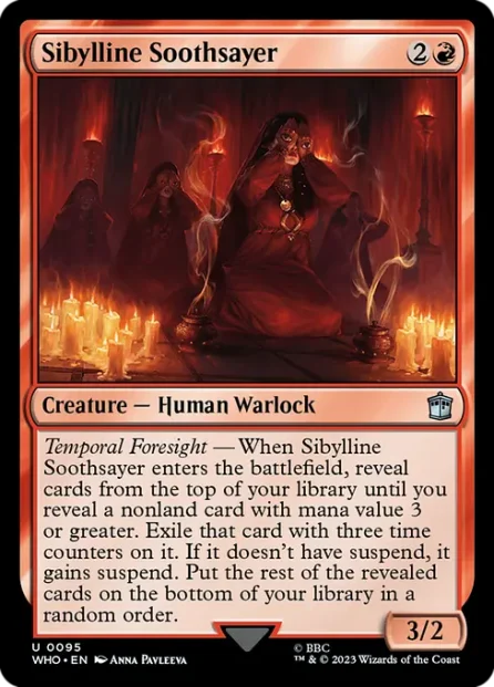 Sibylline Soothsayer, Doctor Who — Magic: The Gathering card