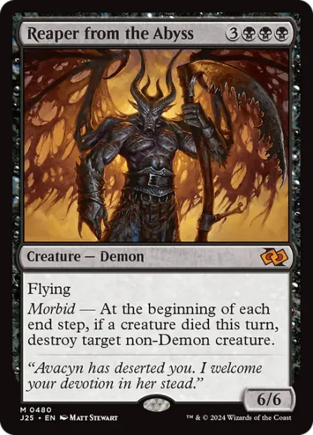 Reaper from the Abyss, Foundations Jumpstart — Magic: The Gathering card