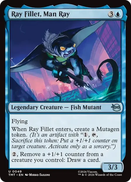 Ray Fillet, Man Ray, Teenage Mutant Ninja Turtles — Magic: The Gathering card