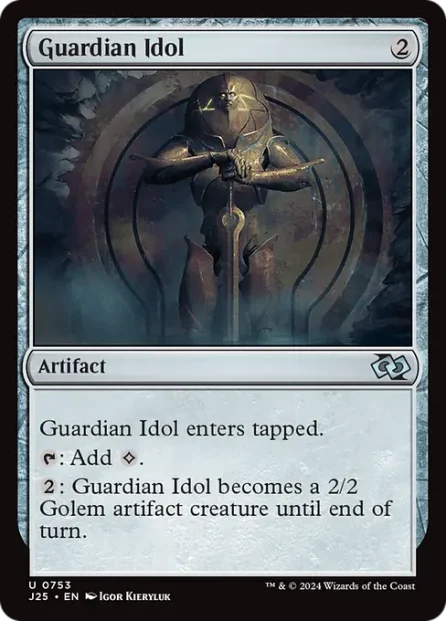 Guardian Idol, Foundations Jumpstart — Magic: The Gathering card