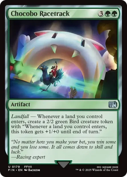 Chocobo Racetrack, Final Fantasy — Magic: The Gathering card