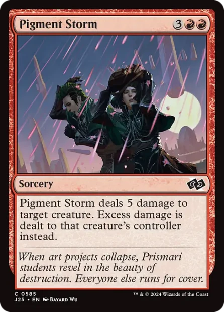 Pigment Storm, Foundations Jumpstart — Magic: The Gathering card