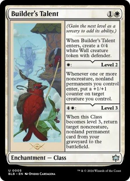 Builder's Talent, Bloomburrow — Magic: The Gathering card