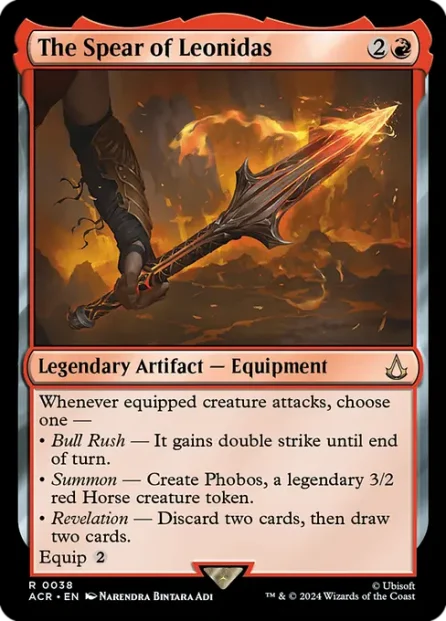 The Spear of Leonidas, Assassin's Creed — Magic: The Gathering card