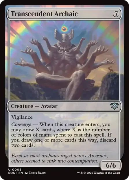 Transcendent Archaic, Secrets of Strixhaven — Magic: The Gathering card