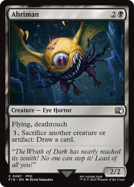 Ahriman, Final Fantasy — Magic: The Gathering card
