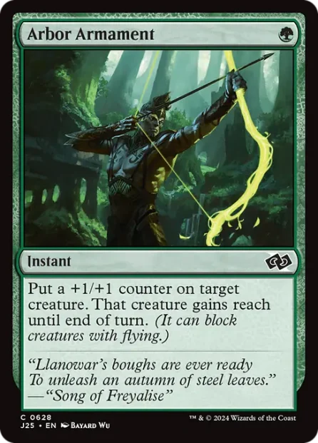 Arbor Armament, Foundations Jumpstart — Magic: The Gathering card