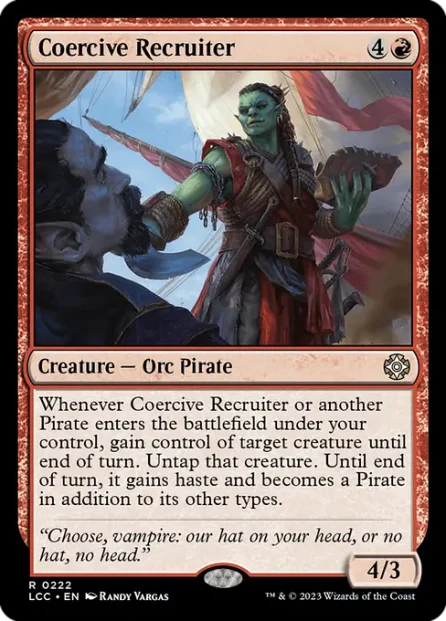 Coercive Recruiter, The Lost Caverns of Ixalan Commander — Magic: The Gathering card