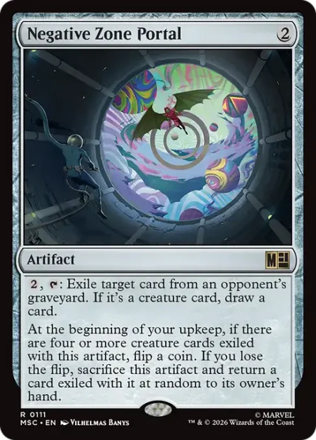 Negative Zone Portal, Marvel Super Heroes Commander — Magic: The Gathering card