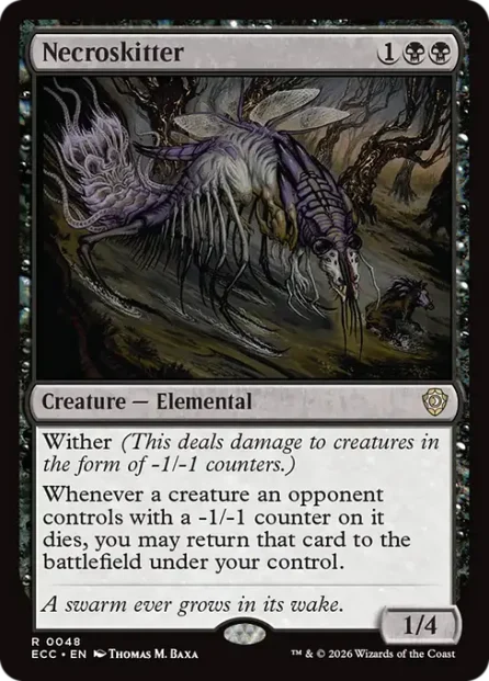 Necroskitter, Lorwyn Eclipsed Commander — Magic: The Gathering card