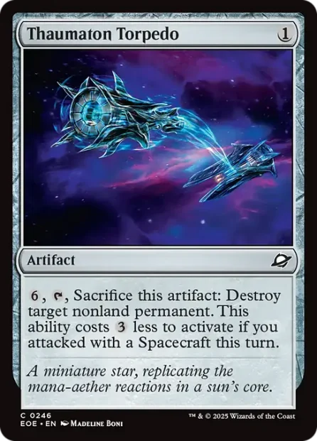 Thaumaton Torpedo, Edge of Eternities — Magic: The Gathering card