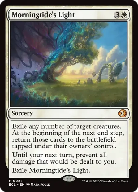 Morningtide's Light, Lorwyn Eclipsed — Magic: The Gathering card