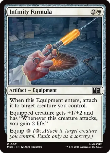 Infinity Formula, Marvel Super Heroes Commander — Magic: The Gathering card