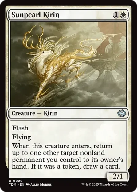 Sunpearl Kirin, Tarkir: Dragonstorm — Magic: The Gathering card