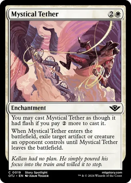 Mystical Tether, Outlaws of Thunder Junction — Magic: The Gathering card