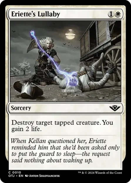 Eriette's Lullaby, Outlaws of Thunder Junction — Magic: The Gathering card