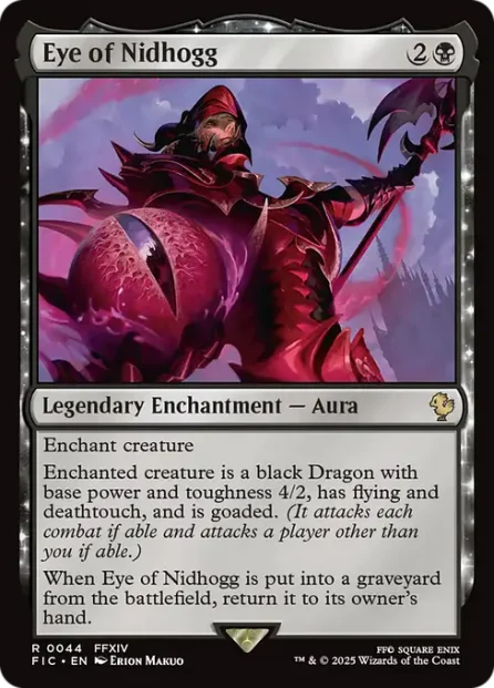 Eye of Nidhogg, Final Fantasy Commander — Magic: The Gathering card