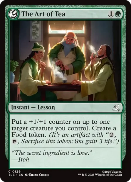 The Art of Tea, Avatar: The Last Airbender Eternal — Magic: The Gathering card