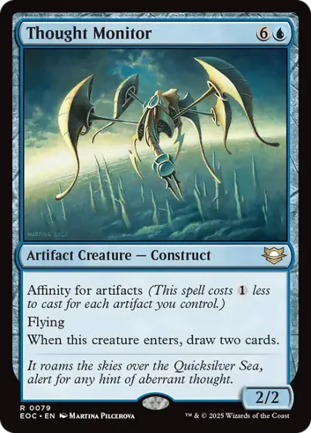 Thought Monitor, Edge of Eternities Commander — Magic: The Gathering card