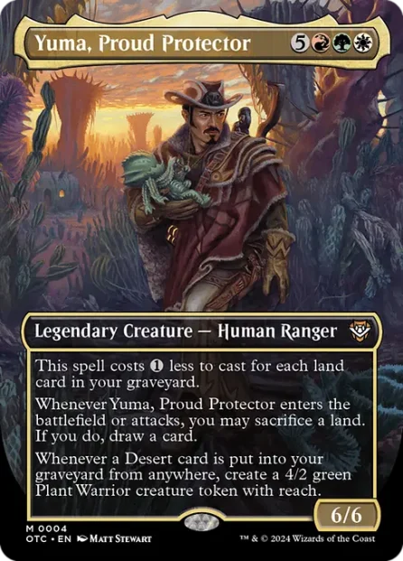 Yuma, Proud Protector, Outlaws of Thunder Junction Commander — Magic: The Gathering card