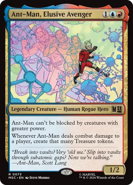 Ant-Man, Elusive Avenger, Marvel Super Heroes Commander — Magic: The Gathering card