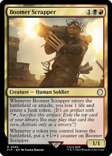 Boomer Scrapper, Fallout — Magic: The Gathering card