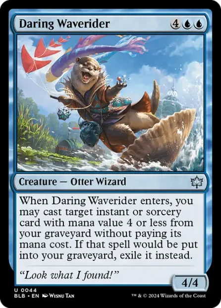 Daring Waverider, Bloomburrow — Magic: The Gathering card
