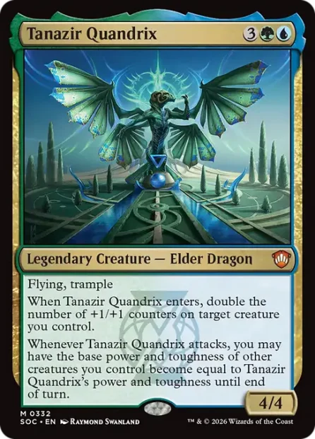 Tanazir Quandrix, Secrets of Strixhaven Commander — Magic: The Gathering card